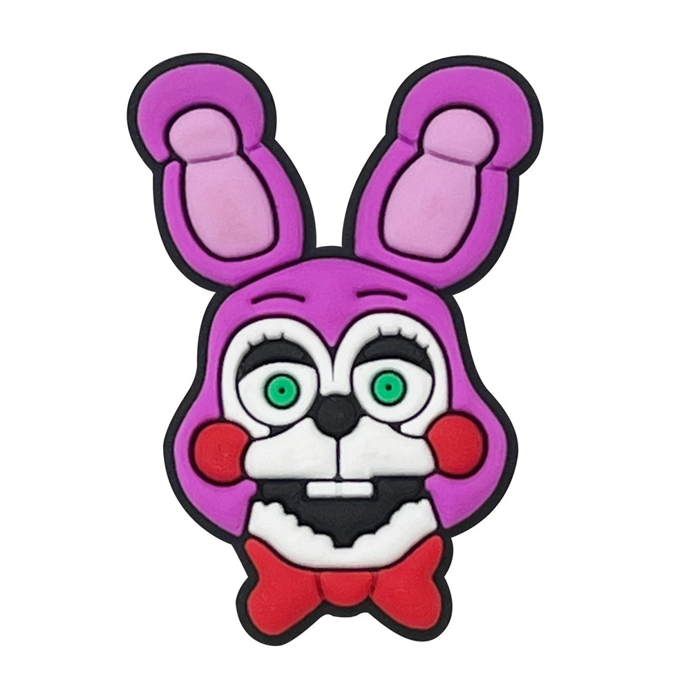 1-24pcs Cartoon Shoe Charms shoes Accessories Decorations for Crocs,Clog Sandals Wristband Buckle Women Paryt Favor Gifts