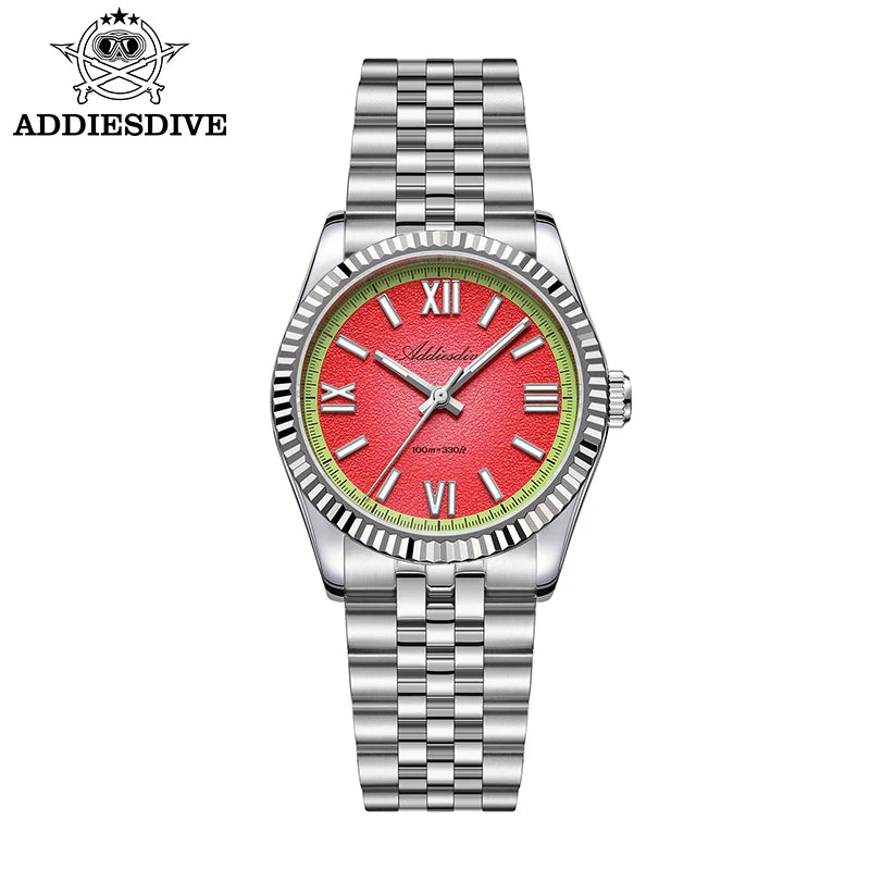 ADDIESDIVE 36mm Summer Dive Watch Fashion Fun Fruit Series Men Sports Quartz Watches Japanese VH31 Diver Watch Reloj New AD2535