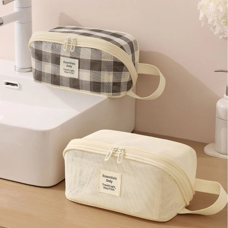 Makeup Organizer Female Toiletry Kit Bag Make Up Case Storage Pouch Luxury Lady Box, Cosmetic Bag, Organizer Bag For Travel Zip