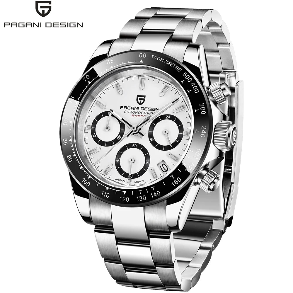 PAGANI DESIGN 2026 New Chronograph Men's Watches Top Brand Luxury Mens Quartz Wrist Watch Men Luminous Waterproof Watch Men