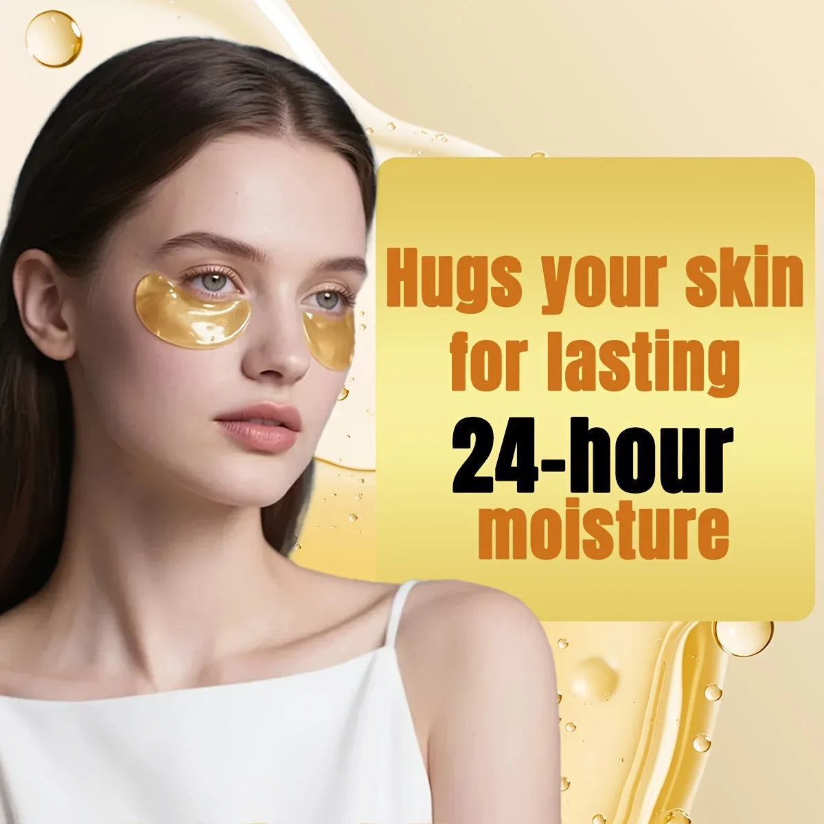 60pcs BIOAQUA Gold Crystal Collagen Eye Mask Anti Dark Circles Remove Eyes Bags Moisturizing Anti-aging Eye Patches Skin Care
