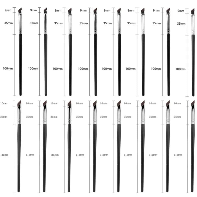 1/2/4/6/8/10/16Pcs Upgrade Blade Eyeliner Brush Ultra Thin Fine Angle Flat Eyebrow Brush Liner Brow Place Makeup Brush
