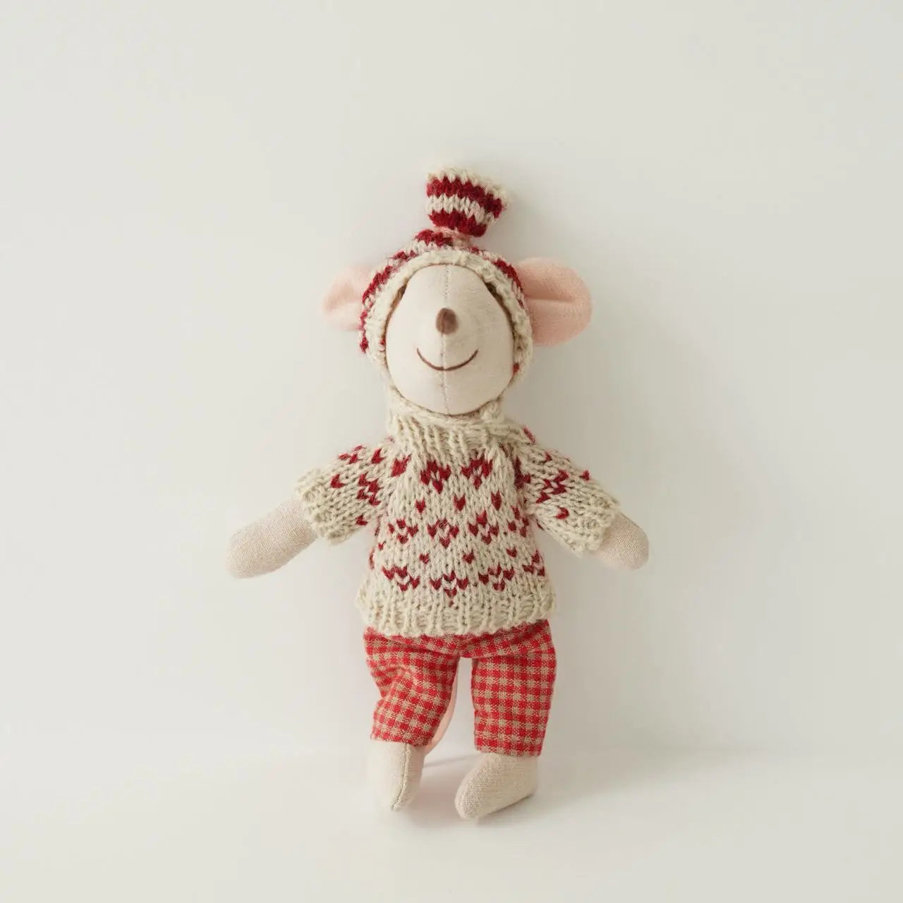 1PCS Plush Mouse Doll Toy Soft Stuffed Animal Friend for Kids - Holiday Birthday Gift Room Decor Pretend Play