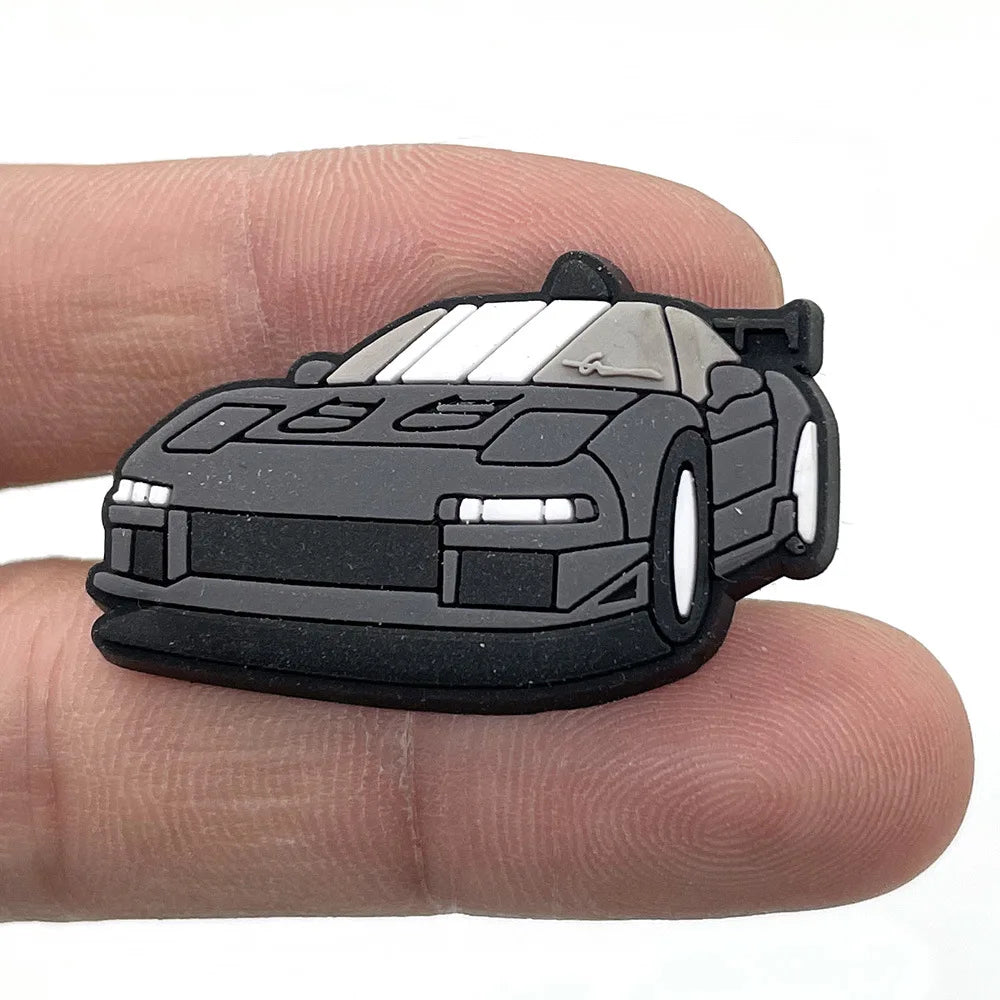 Car Shoe Charms Pin for Crocs Accessories Charms Clogs Bubble Slides Sandals PVC Shoe Decorations Accessories Party Gifts