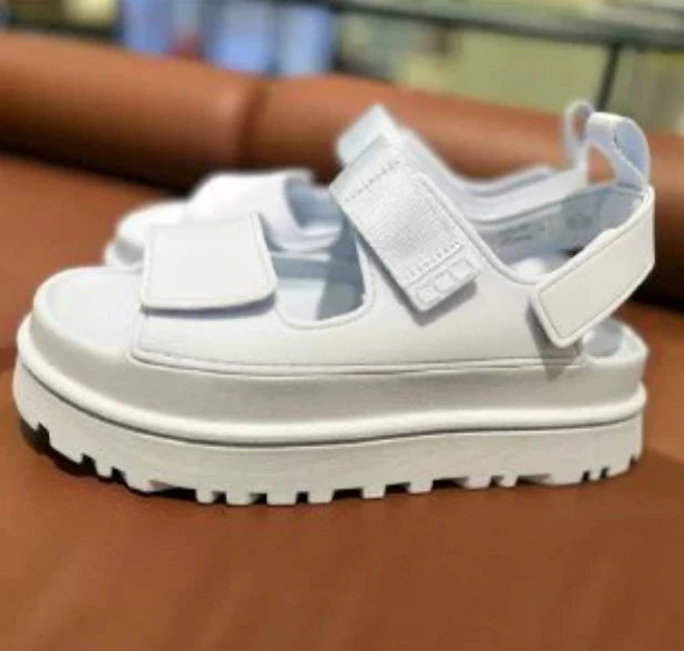 Women's Roman sandals with astronomical optical shoes, casual and comfortable thick sole height increase, summer, 2024