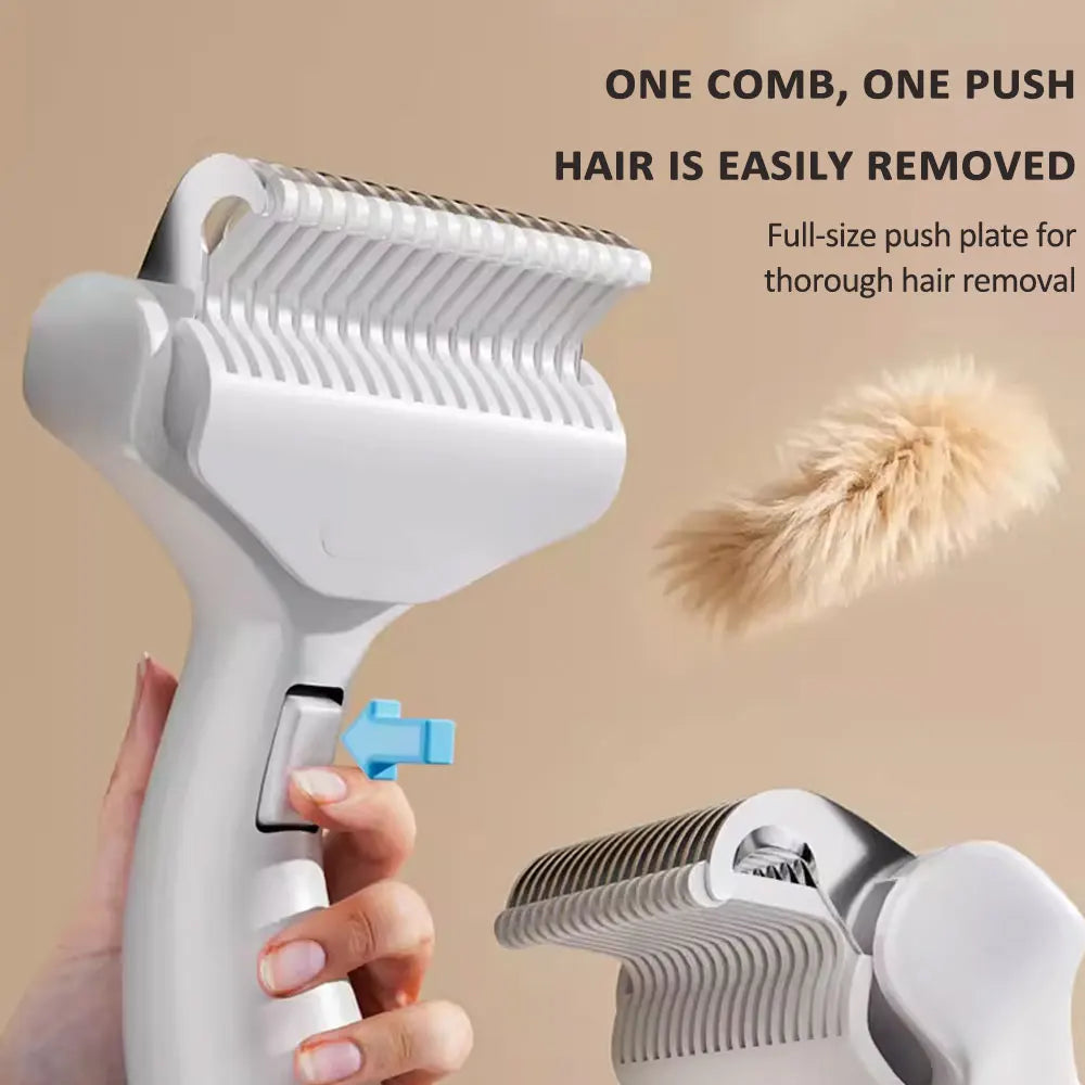 Magical Stainless Steel Dog Hair Removal Brush Comb Pet Hair Remover Brush For Dogs Cats Grooming Tools Pets Dematting Comb