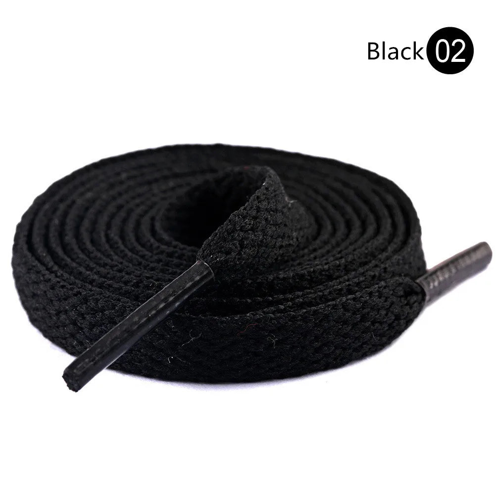 26Colors Flat Shoelaces Adult Kids Black White Pink Laces Sneakers Shoestring No Elastic Shoelace Leisure Lacet Shoe Accessories