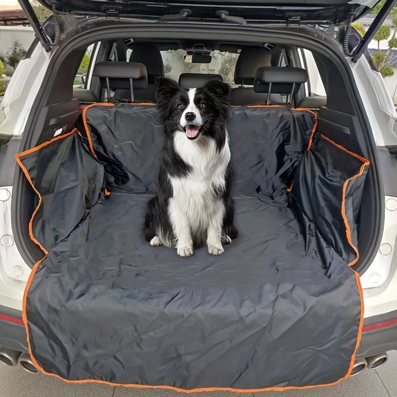 SUV Cargo Liner - Waterproof Trunk Seat Cover for Back Cargo Area Universal Fit Waterproof 600D Oxford Cloth Dog Car Seat Cover