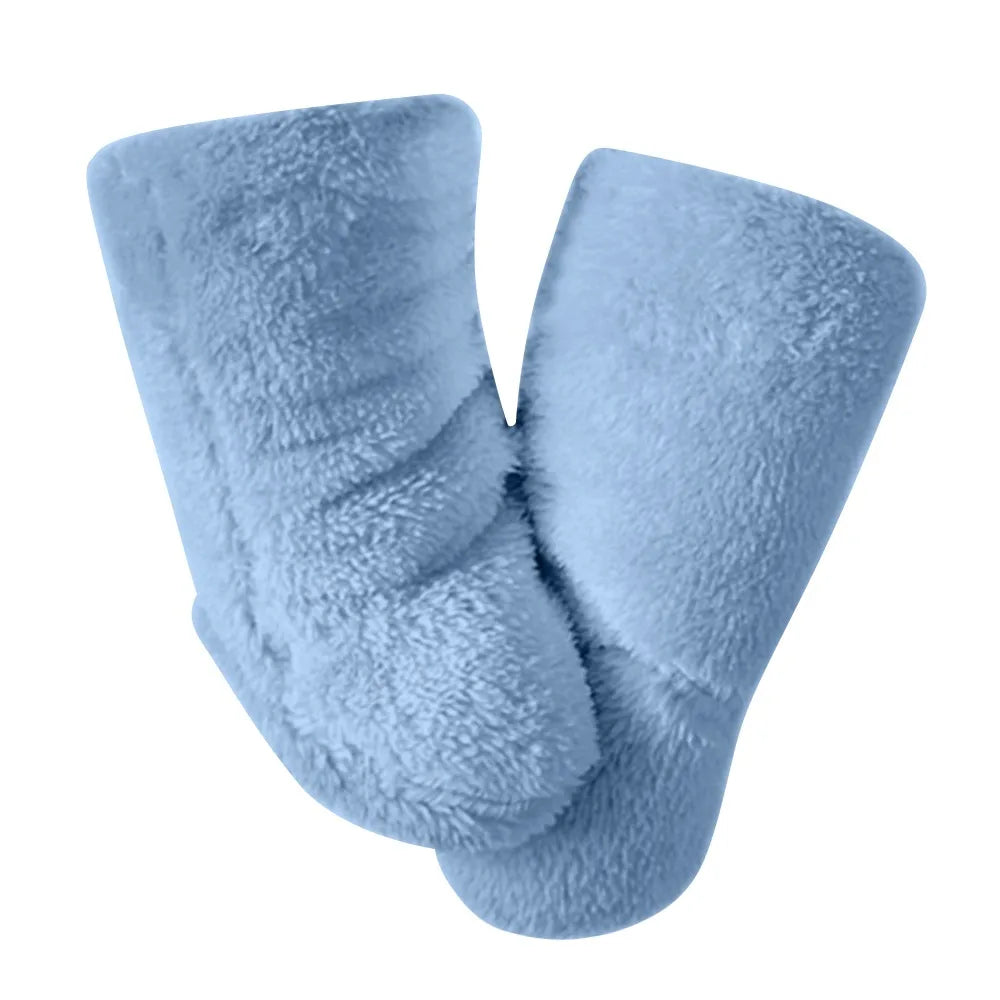 1 Pair Casual Thickened Newborn Baby Socks Anti-slip Solid Color Kids Floor Socks Warm Baby Foot Warmer Infant Winter