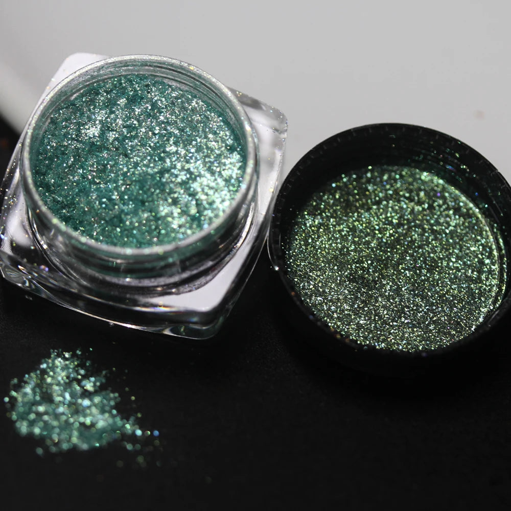 100colors Cosmetic Diamond Highlighter Pigment Eyes Loose Powder Makeup Pearlescent Shiny Eyeshadow Lipgloss Resin Craft DIY
