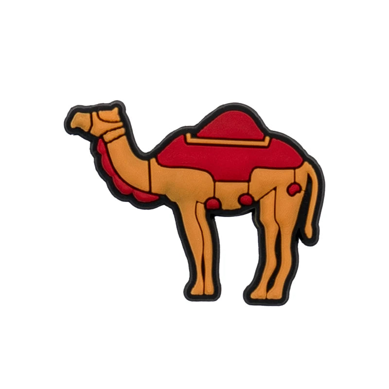 1/9PCS Casual Middle East Shoes Charms Decorations,Lights Castle Pins for Shoes,Books Sandals Clogs Buckles Accessories
