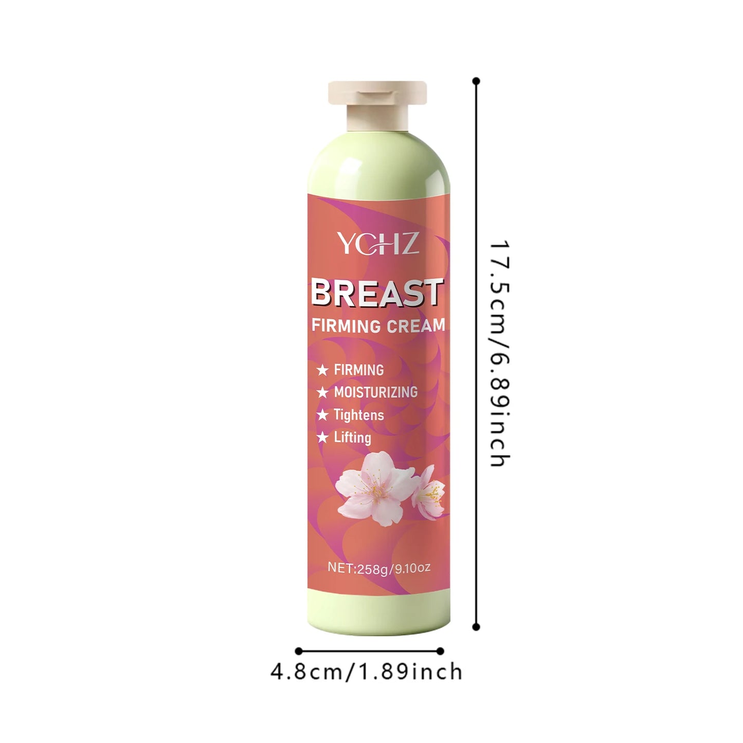 9.1 oz Breast Firming Cream, Containing Olive Oil, Vitamin E, and Honey, for Firming Breast Skin, Moisturizing and Firming Women's Body Skin Care Cream