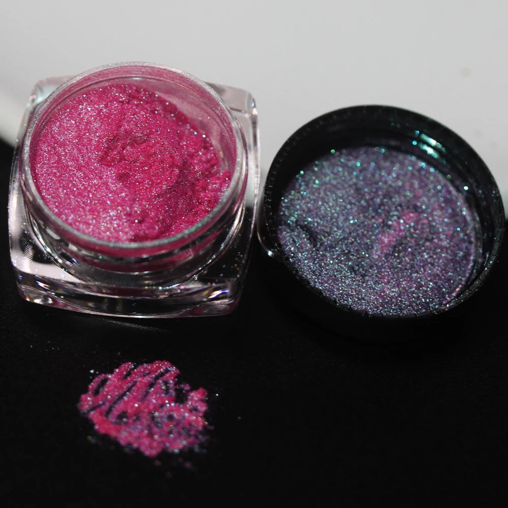 100colors Cosmetic Diamond Highlighter Pigment Eyes Loose Powder Makeup Pearlescent Shiny Eyeshadow Lipgloss Resin Craft DIY