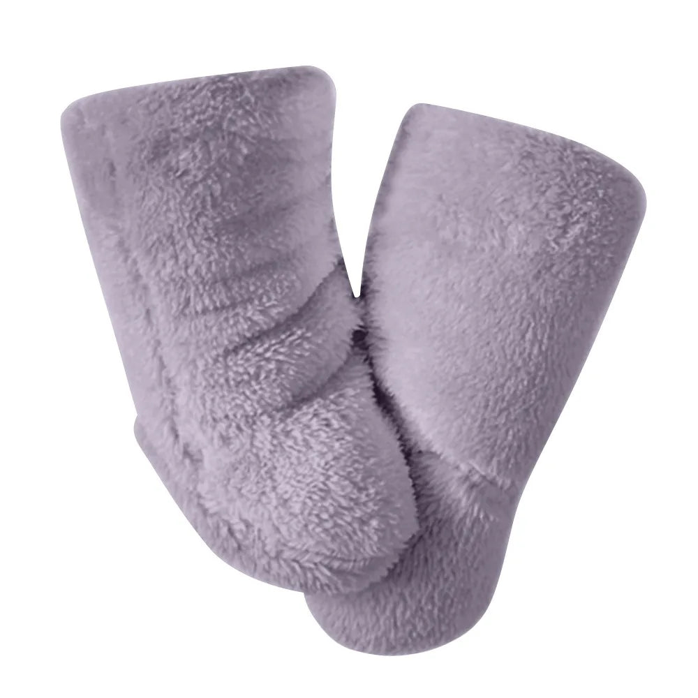 1 Pair Casual Thickened Newborn Baby Socks Anti-slip Solid Color Kids Floor Socks Warm Baby Foot Warmer Infant Winter