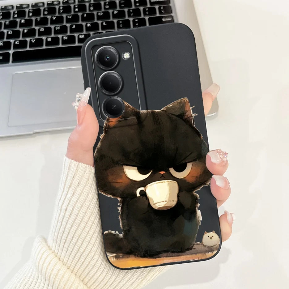For Xiaomi Redmi 15 4G 5G Case Cute Panda Rabbit Cartoon Cover Shockproof Phone Case For Xiaomi Redmi 15 5G Redmi15 4G Soft Bags