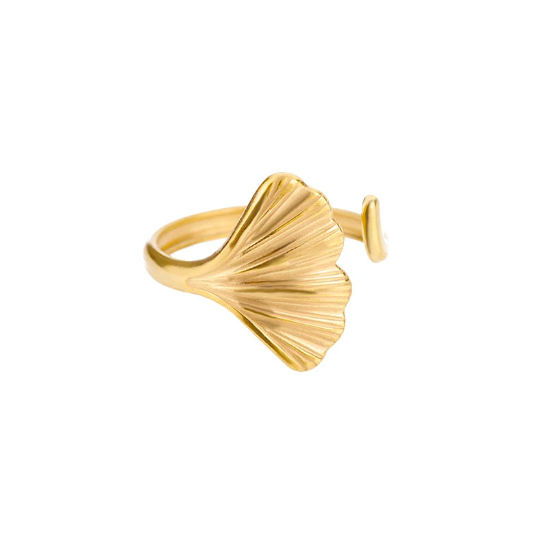 40 Style Rings for Women Stainless Steel Rings Classic Gold Color Adjustable Rings Wedding Aesthetic Jewelry Gift Free Shipping