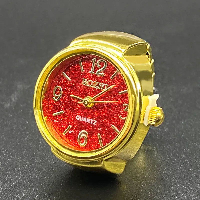 RetroGem New Fashion Personality Ring Watches Adjustable  Women's Party Banquet Jewelry Finger Accessories Rings Gifts for Women