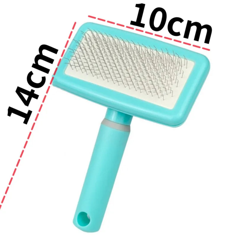 Dog Comb Massage Dogs Brush Long Teeth Cat Comb Pet Hair Remover Dog Grooming Brush Stainless Steel Combs for Dogs Hair Cleaning