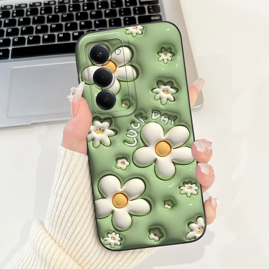 For Xiaomi Redmi 15 4G 5G Case Cute Panda Rabbit Cartoon Cover Shockproof Phone Case For Xiaomi Redmi 15 5G Redmi15 4G Soft Bags