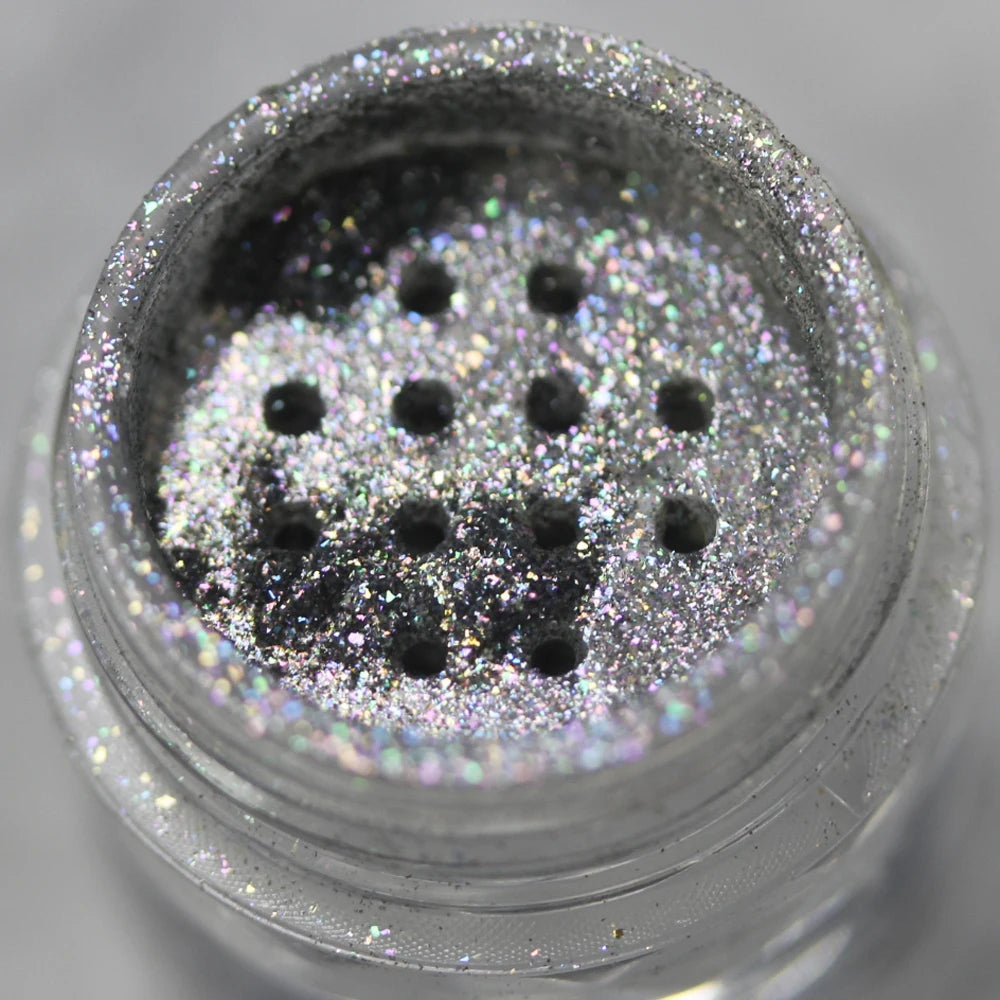 Cosmetic Beautiful Multichrome Loose Face Sparkly Diamond Pigment Powder Dust Safe for Eyeshadow Makeup Body Lipgloss Nail Art