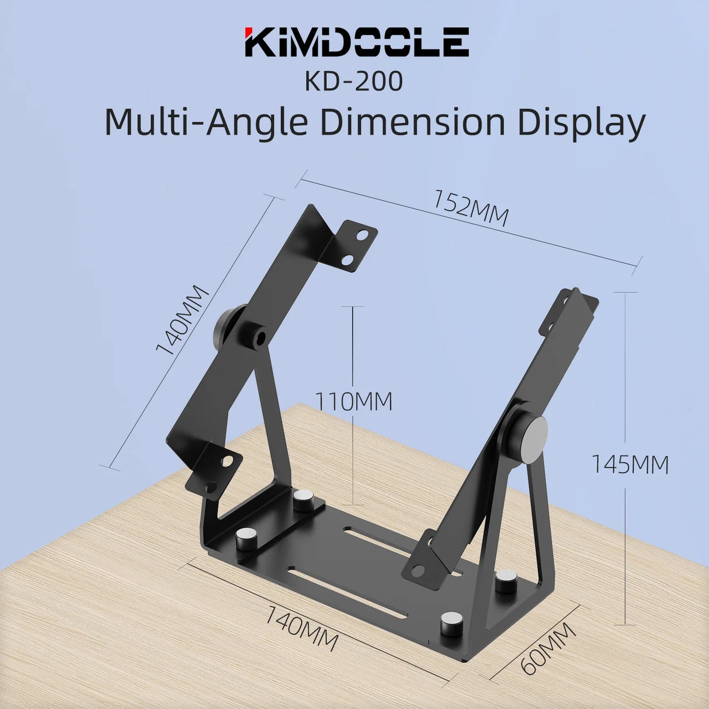 Multi-Purpose Desktop Fan Stand That 360 Degrees Rotation Suitable For 120mm And 140mm PC Cases External Cooling Fans