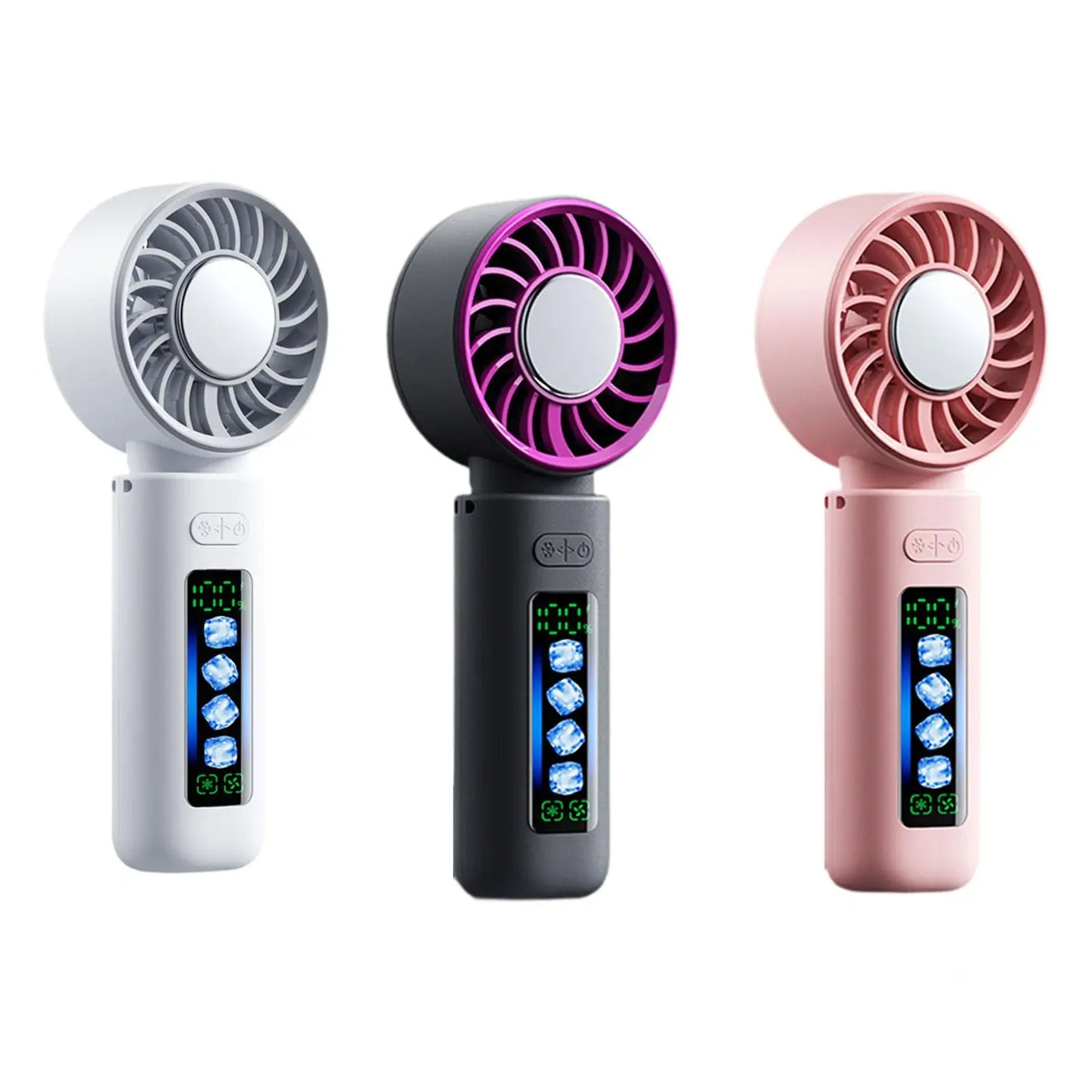 Portable Handheld Fan Folding Design Compact 100 Wind Speeds Portable Cooling Fan Mini Hand Fans Personal Fans for Beach Fishing