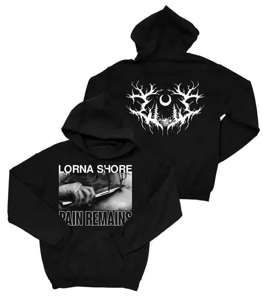 Symphonic Dead Core Band Lorna Shore Album Graphic Print Pullover Men Women Loose Casual Hoodie New Fashion Oversized Sweatshirt