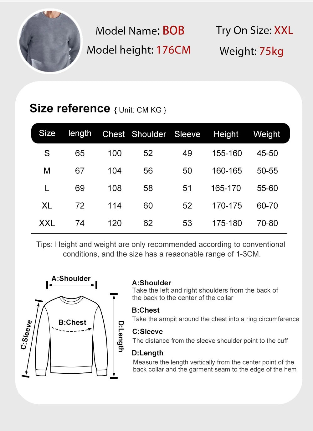 Courage Simple Line Pattern Men Sweatshirt Hip Hop Autumn Pullover All-Match Crewneck Clothing Fleece Casual Fashion Tops