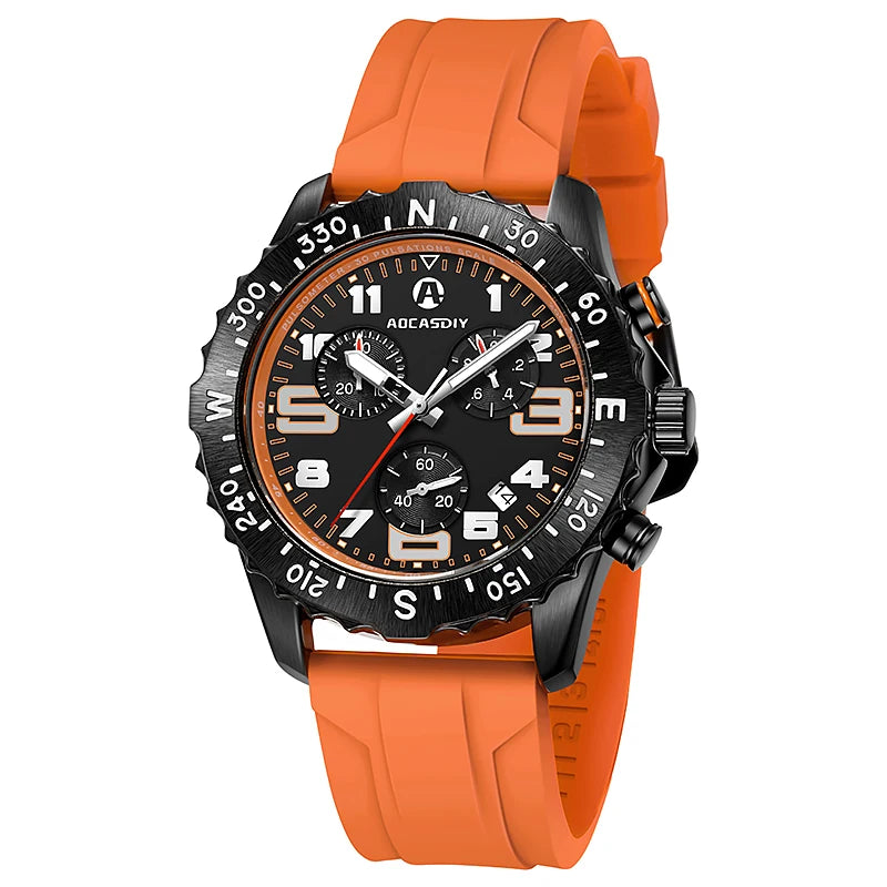 Casual Men Watch Endurance Sports Watches Luxury Waterproof Luminous Chronograph Man Wristwatch Military Quartz reloj hombre