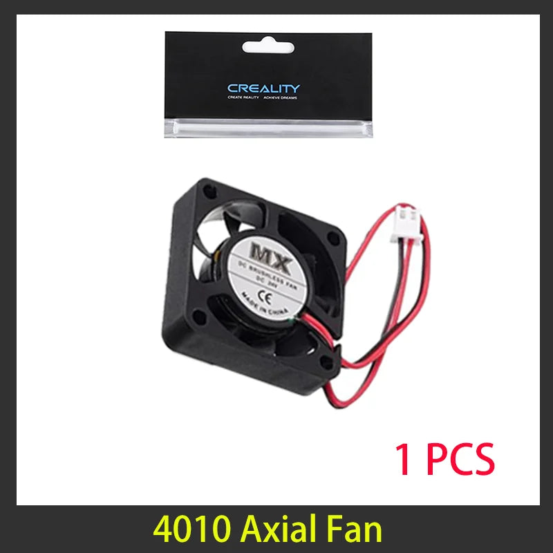 Creality Original 4010 Fans DC 24V Extruder Hot End Fan and DC 24V Turbo Fan for Creality Ender 3/Ender 3 Pro /Ender 5 3D Printe