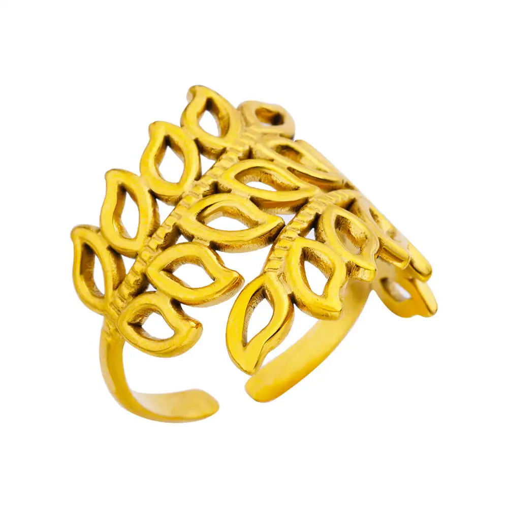 40 Style Rings for Women Stainless Steel Rings Classic Gold Color Adjustable Rings Wedding Aesthetic Jewelry Gift Free Shipping