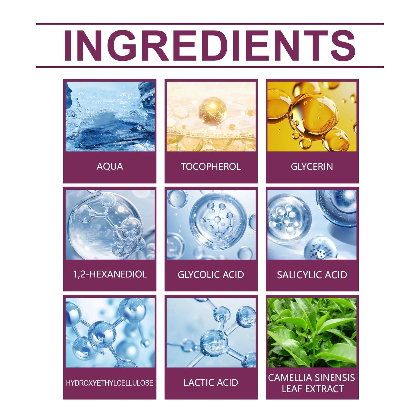Face Serum Glycolic Acid 10% Toning Solution Fade Fine Lines Firming Improve Facial Dryness Redness Glycolic Acid Repair Essence