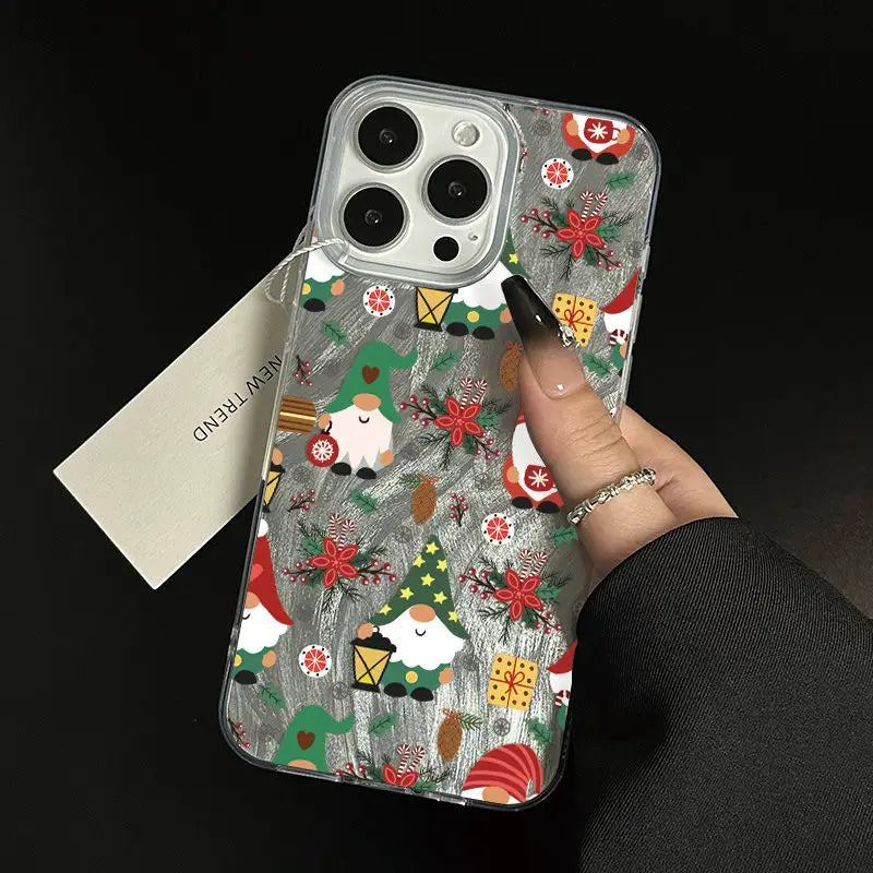 Christmas Tree Phone Case for iPhone 17 Pro 16 16e 15 14 13 12 11 Pro Max iphone Air Shockproof Bumper Cover Funda