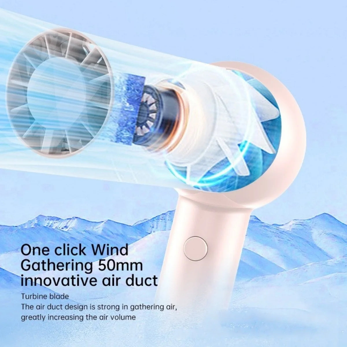 Portable Handheld Fan Convenient Creative Small Fan 3 Speeds USB Pocket Fan Lightweight Adjustable Cute Mini Fan Air Coolers