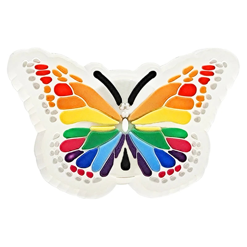Pink Heart LED Shoe Charm Decoration for Girls,Butterfly Owl Unicorn Pin for Sandals,Football Clog Buckle Accessories