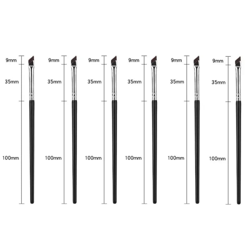 1/2/4/6/8/10/16Pcs Upgrade Blade Eyeliner Brush Ultra Thin Fine Angle Flat Eyebrow Brush Liner Brow Place Makeup Brush