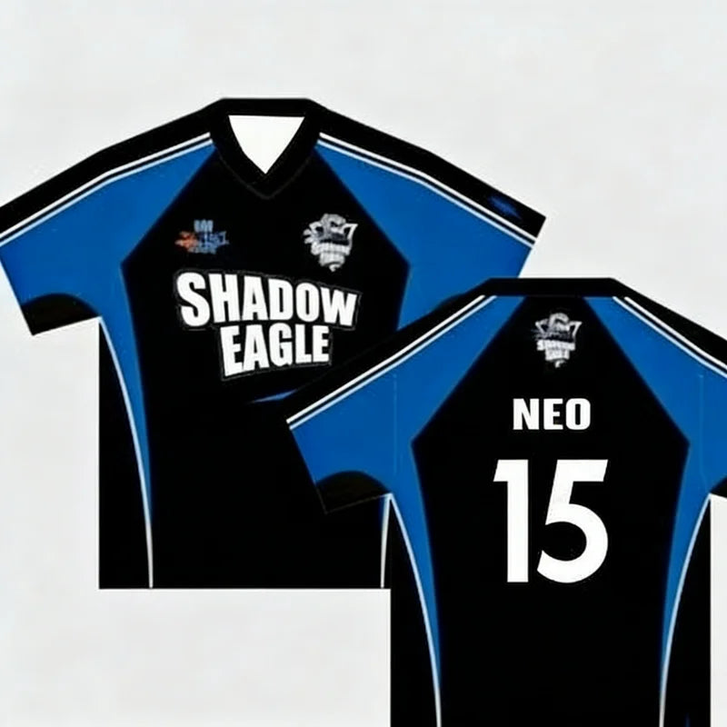 New Thai Men's Sport Short Sleeved Summer Pattern T-shirt Gmmtv 2026 Shadow Eagles Women's Sports T-shirt beachwear surfing suit
