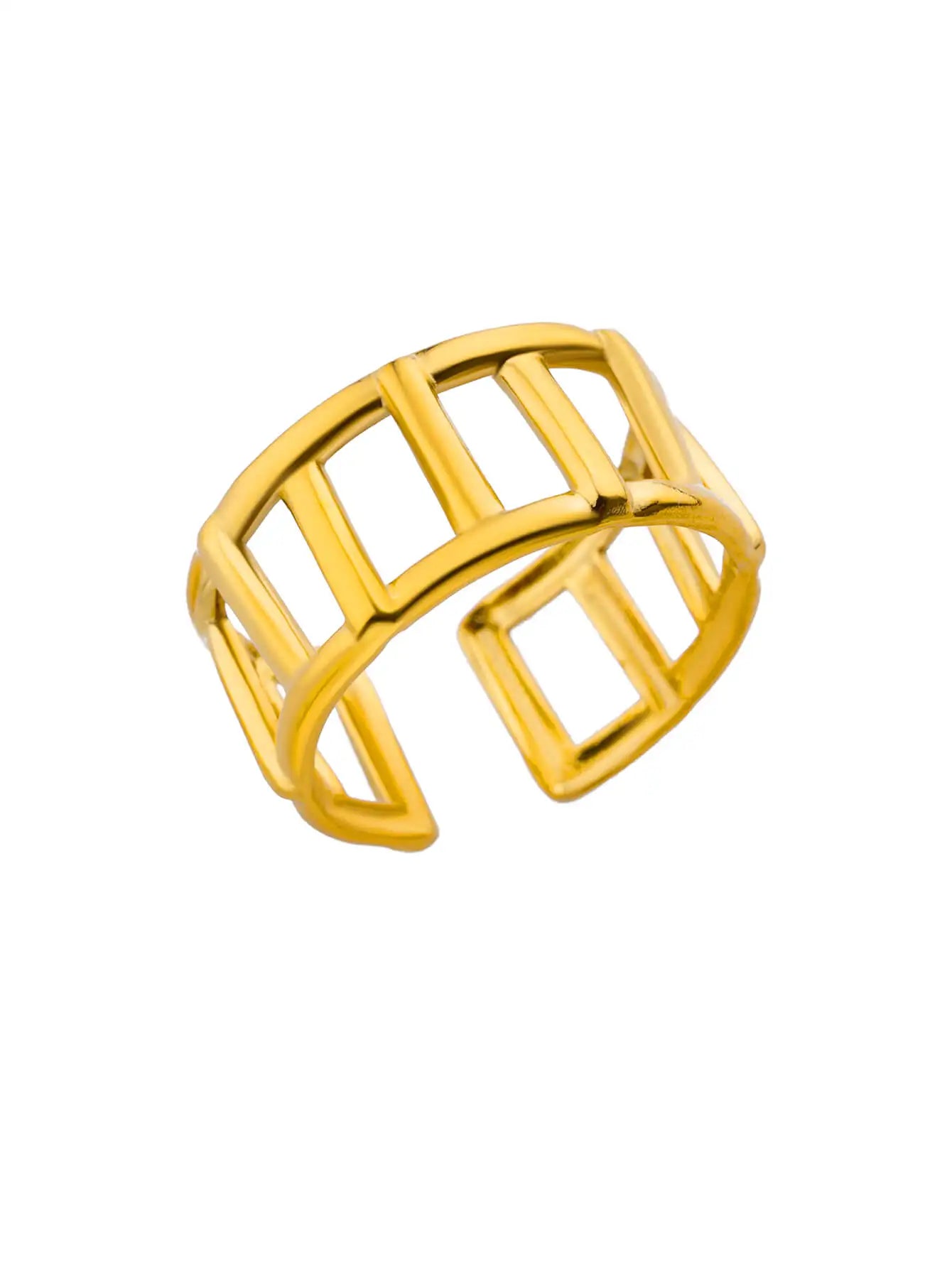 40 Style Rings for Women Stainless Steel Rings Classic Gold Color Adjustable Rings Wedding Aesthetic Jewelry Gift Free Shipping