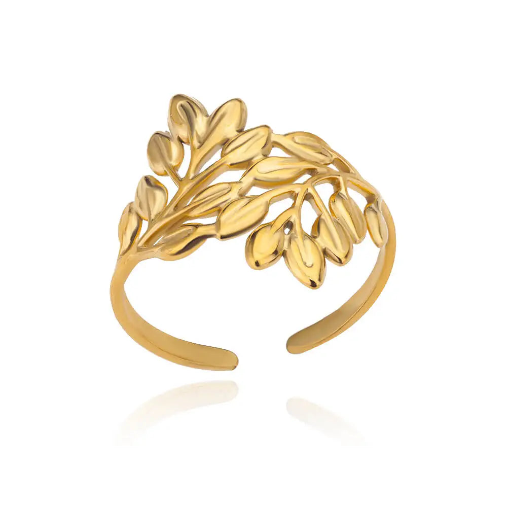 40 Style Rings for Women Stainless Steel Rings Classic Gold Color Adjustable Rings Wedding Aesthetic Jewelry Gift Free Shipping