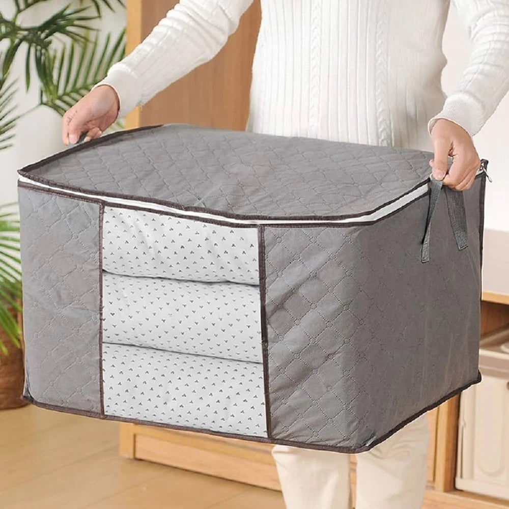 Organizador de Guarda Roupa Com Proteção Contra Mofo e Ácaros Material Sustentável Para Armazenamento de Roupas de Estação