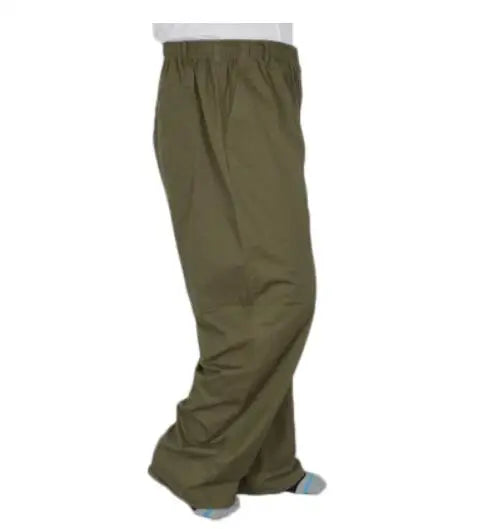 Spring Summer Men cargo pants simple cotton khaki Stretch loose 8XL 9XL 10XL 12XL 13XL Pants Big Size Oversize Straight Trousers