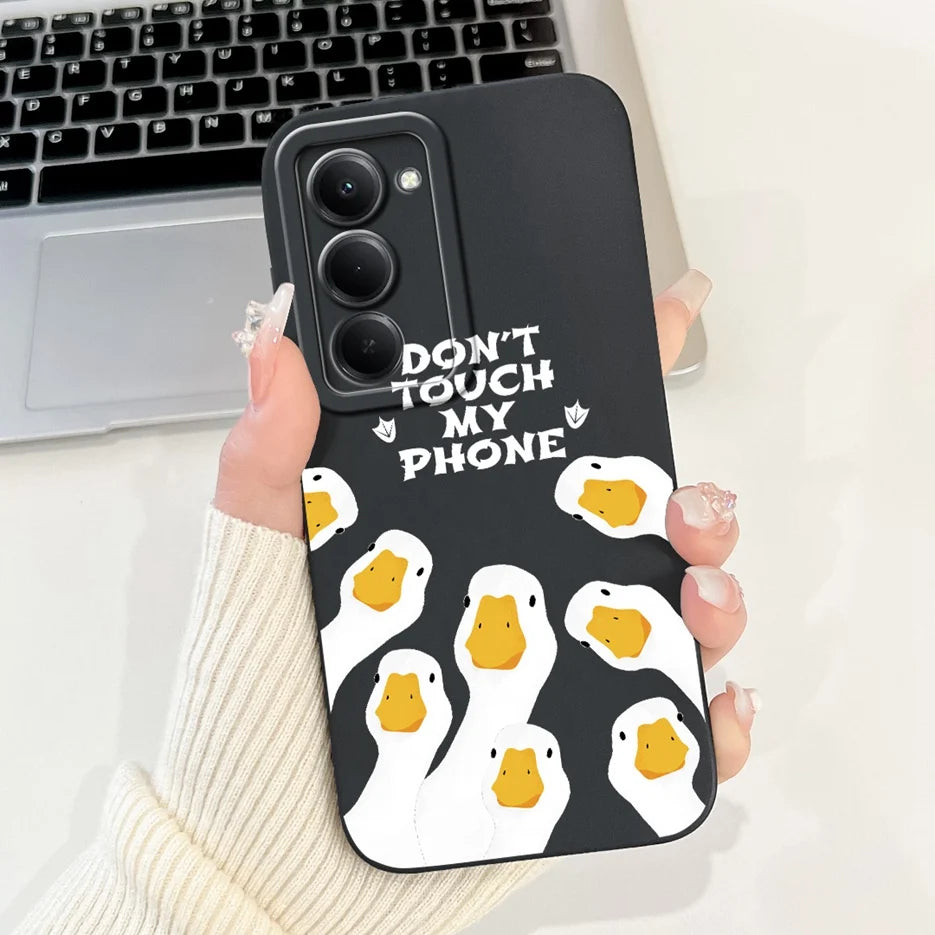 For Xiaomi Redmi 15 4G 5G Case Cute Panda Rabbit Cartoon Cover Shockproof Phone Case For Xiaomi Redmi 15 5G Redmi15 4G Soft Bags