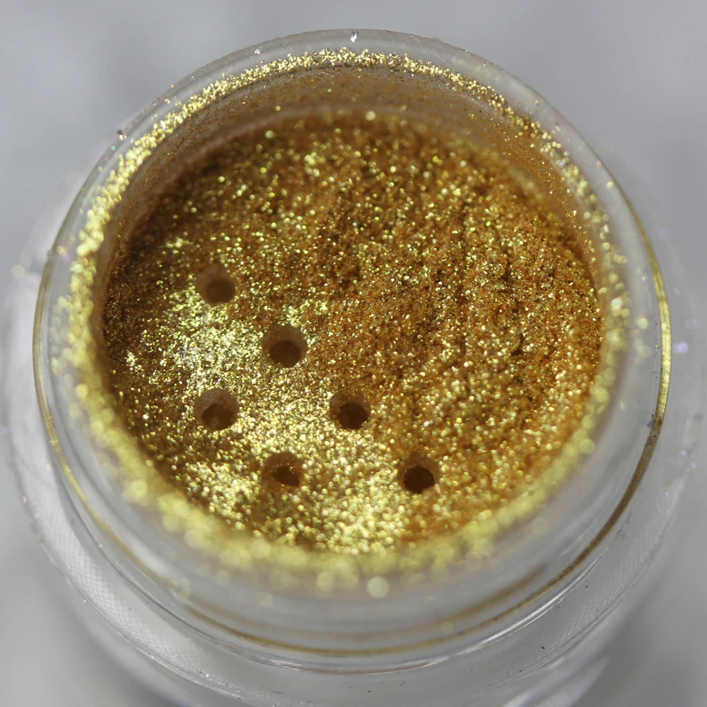 Cosmetic Beautiful Multichrome Loose Face Sparkly Diamond Pigment Powder Dust Safe for Eyeshadow Makeup Body Lipgloss Nail Art