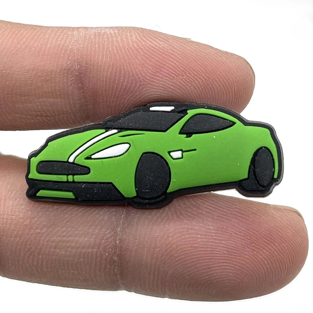 Car Shoe Charms Pin for Crocs Accessories Charms Clogs Bubble Slides Sandals PVC Shoe Decorations Accessories Party Gifts