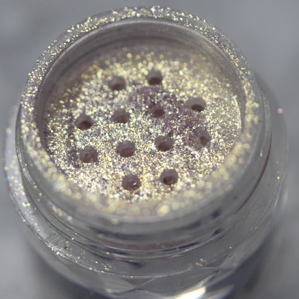 Cosmetic Beautiful Multichrome Loose Face Sparkly Diamond Pigment Powder Dust Safe for Eyeshadow Makeup Body Lipgloss Nail Art