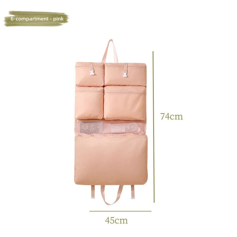 Travel Hanging Storage Bag Portable Foldable Multi Pocket Organizer for Clothes Accessories