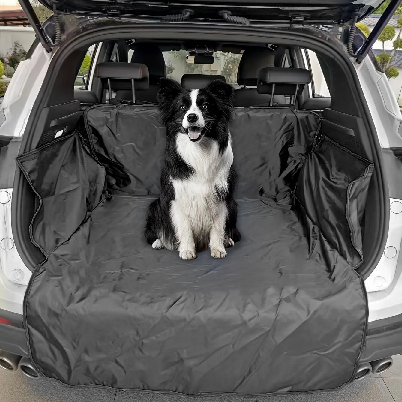 SUV Cargo Liner - Waterproof Trunk Seat Cover for Back Cargo Area Universal Fit Waterproof 600D Oxford Cloth Dog Car Seat Cover