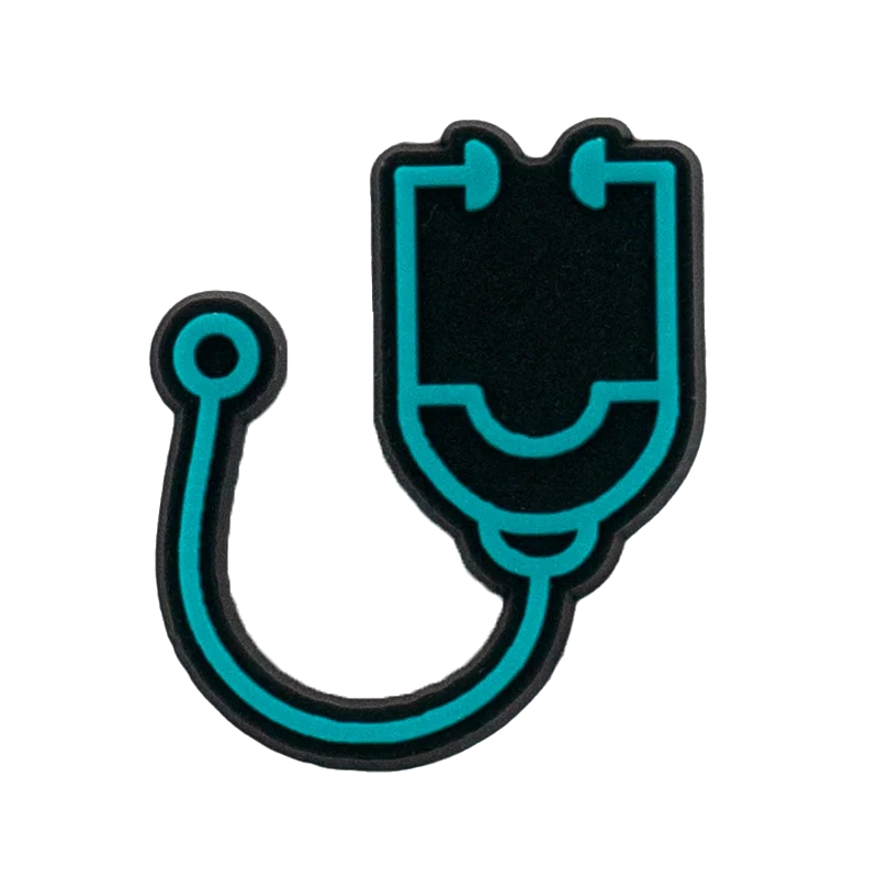 1/50PCS Cute Medical Style Shoe Charms,Heart Nurse Pill Pin Accessories for Sandals,Stethoscope Dental Shoes Clogs Buckle