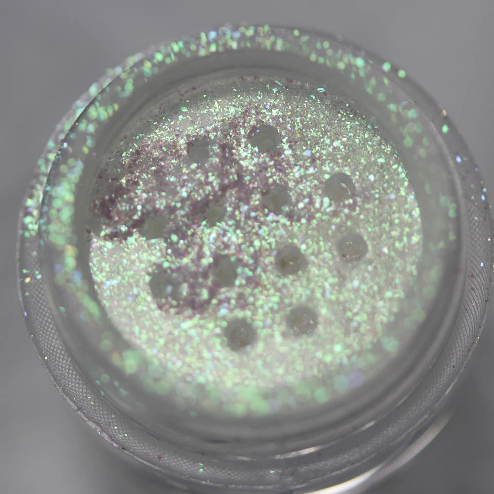 Cosmetic Beautiful Multichrome Loose Face Sparkly Diamond Pigment Powder Dust Safe for Eyeshadow Makeup Body Lipgloss Nail Art