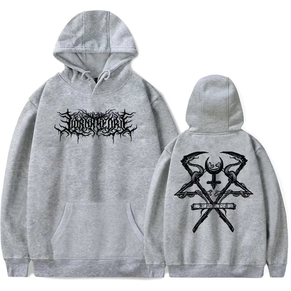 Symphonic Dead Core Band Lorna Shore Album Graphic Print Pullover Men Women Loose Casual Hoodie New Fashion Oversized Sweatshirt